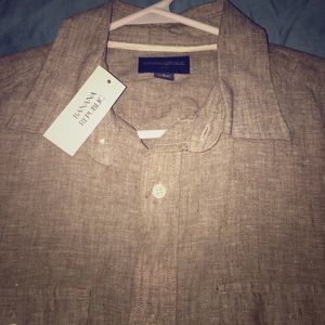 Linen shirt BANANA REPUBLIC, Brand New
